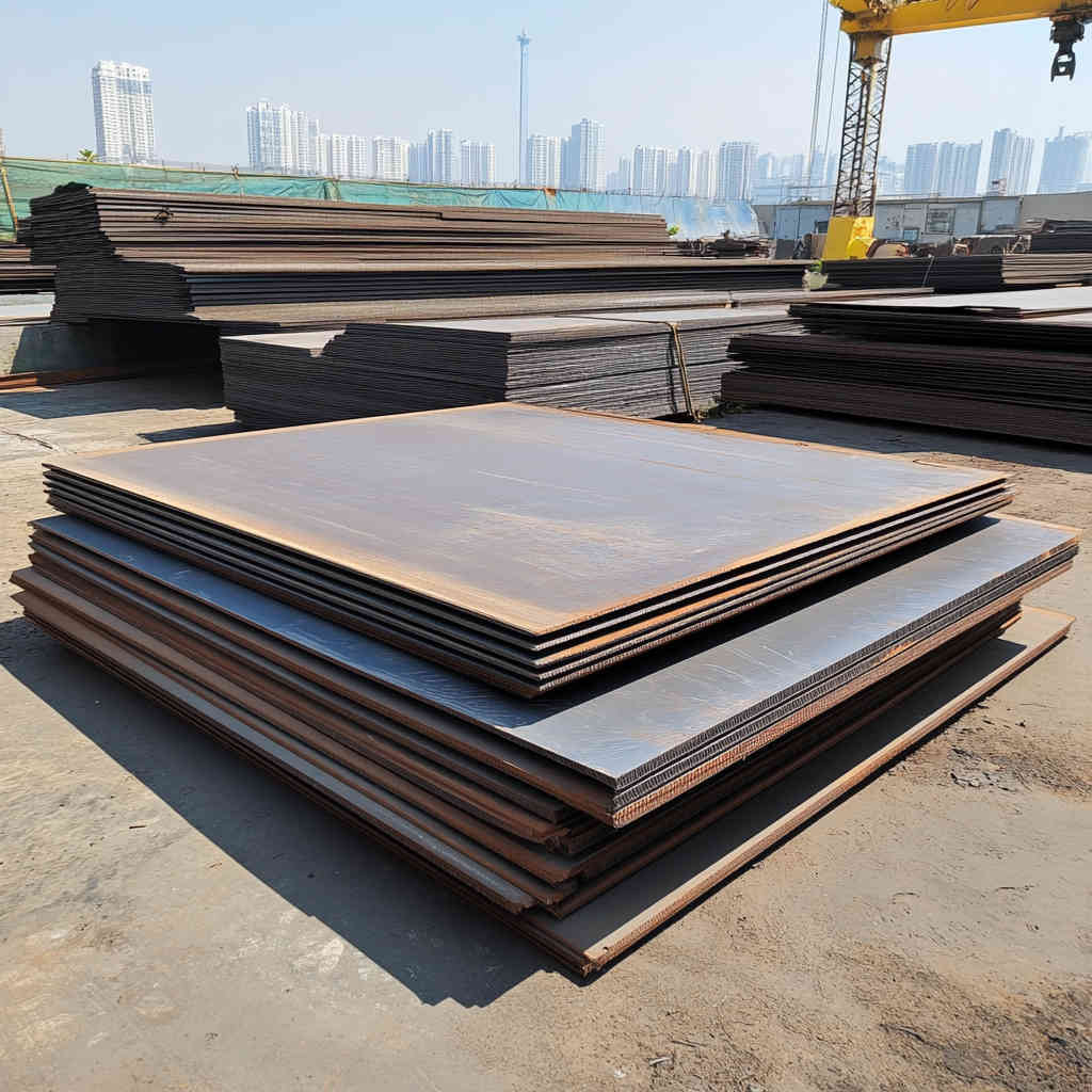 Carbon steel sheets in construction